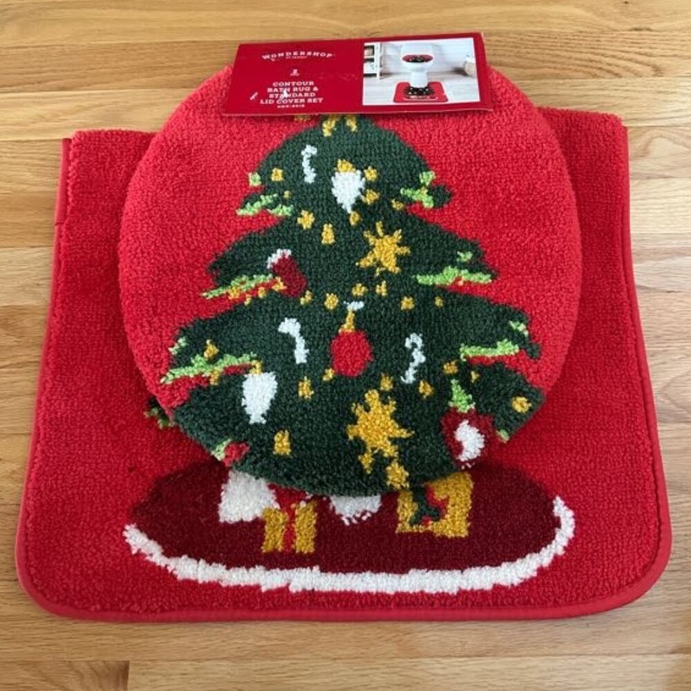 NWT Wondershop at Target Contour Bath Rug & Standard Lid Cover Set